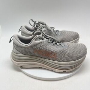 Hoka One One Sneakers Womens 8.5 B Gaviota 5 1134235 HMRG Gray Running Shoes